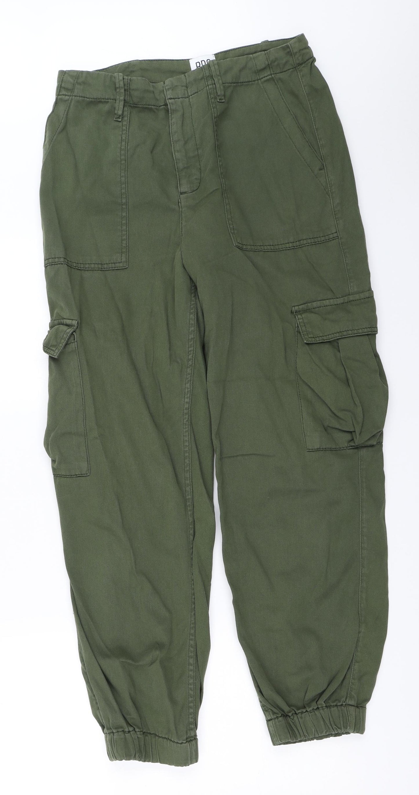Urban Outfitters Womens Green   Cargo Trousers Size M L27 in