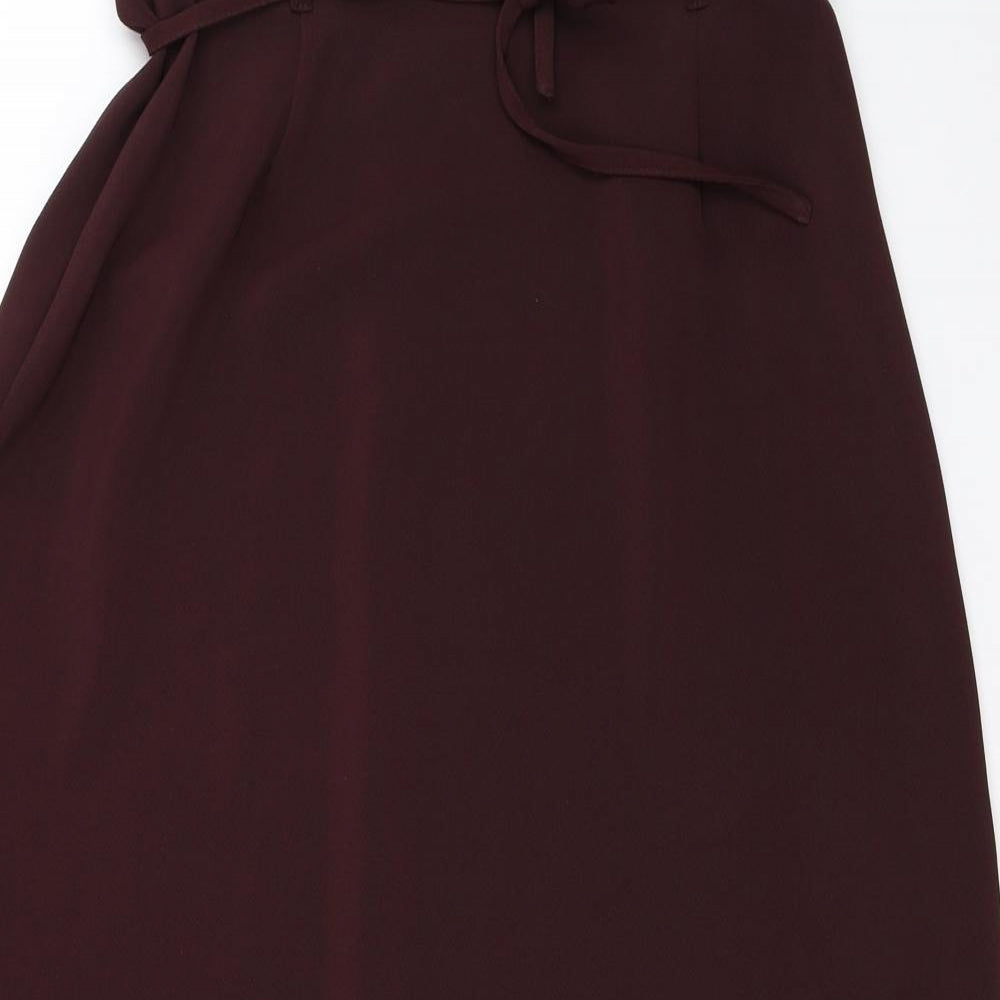 BHS Womens Purple   Flare Skirt Size 14