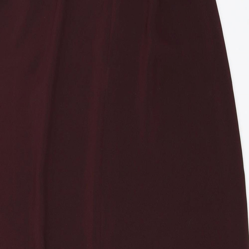 BHS Womens Purple   Flare Skirt Size 14