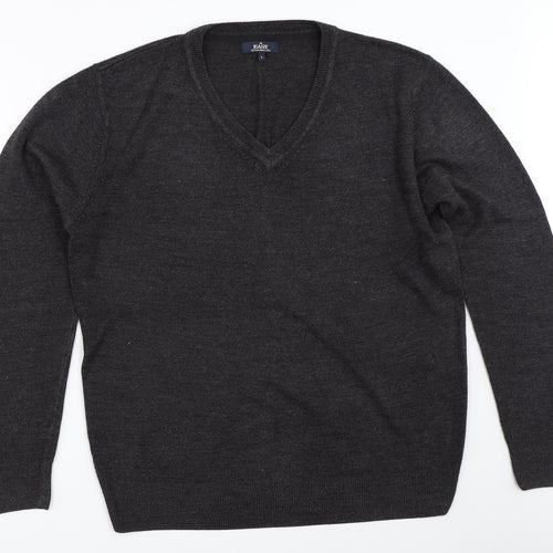 Easy Mens Grey   Pullover Jumper Size L