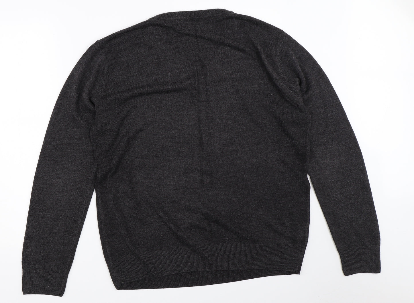 Easy Mens Grey   Pullover Jumper Size L