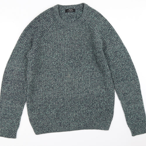 Bershka Mens Green   Pullover Jumper Size L