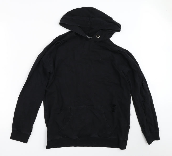 Select Womens Black Pullover Hoodie Size 10