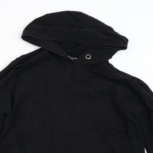 Select Womens Black   Pullover Hoodie Size 10