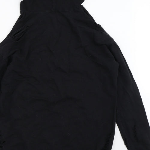 Select Womens Black   Pullover Hoodie Size 10