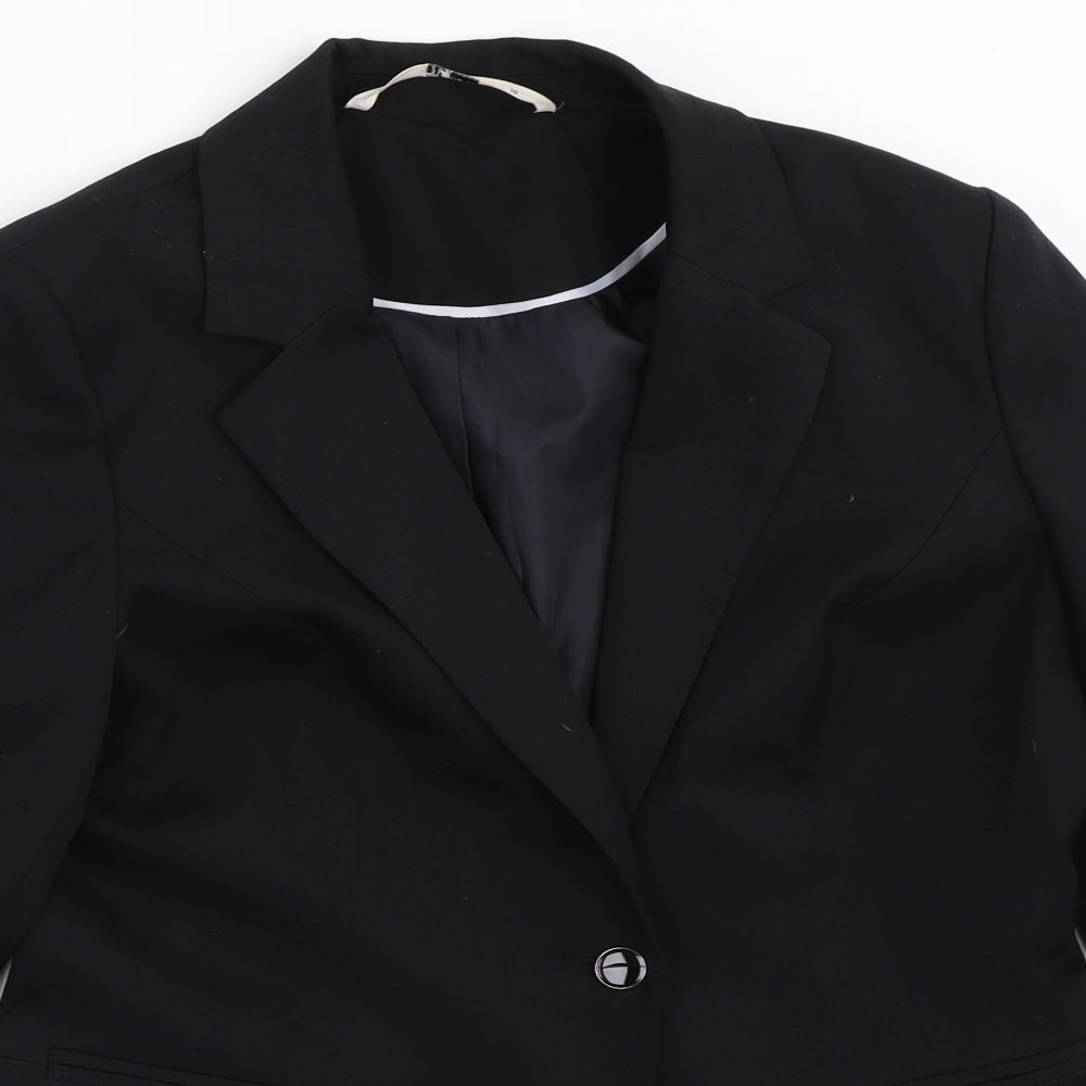 TU Womens Black   Jacket Blazer Size 10