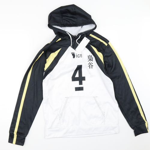 Preworn Mens Black   Pullover Hoodie Size M