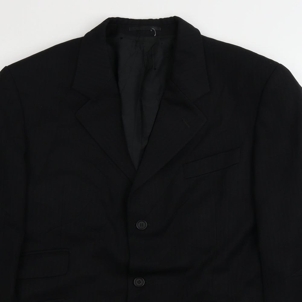 Jasper Conran  Mens Black   Jacket Blazer Size 52