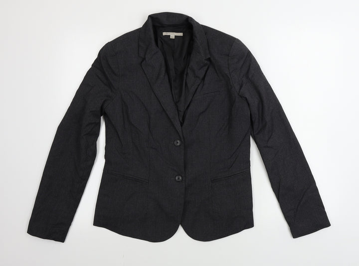 Gap Womens Grey Striped Jacket Blazer Size 8