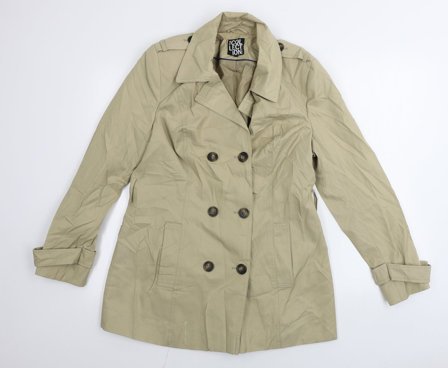 Debenhams  Womens Beige   Jacket Coat Size 12