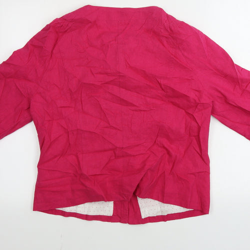 iz Womens Pink   Jacket Coat Size L