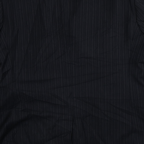 Burton  Mens Black Striped  Jacket Blazer Size 42