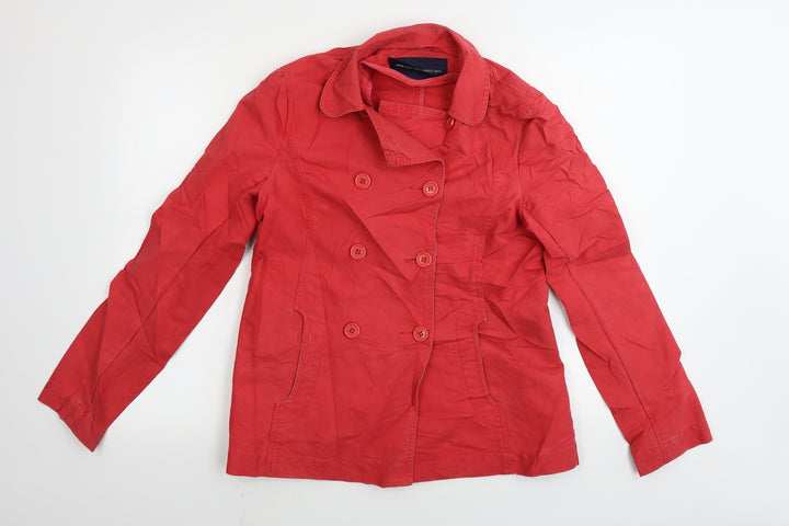 French Connection Womens Red Jacket Coat Size 10