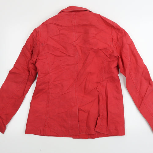 French Connection  Womens Red   Jacket Coat Size 10