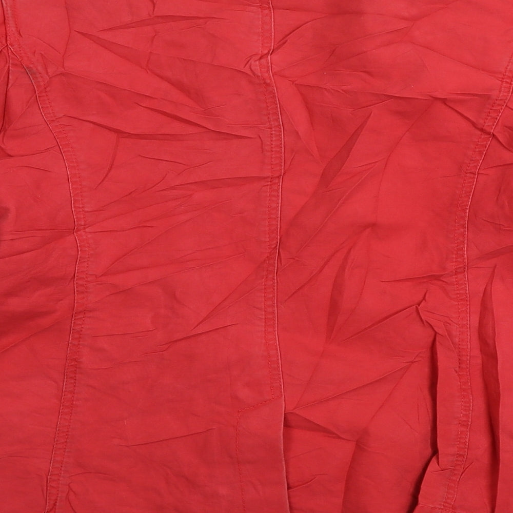 French Connection  Womens Red   Jacket Coat Size 10