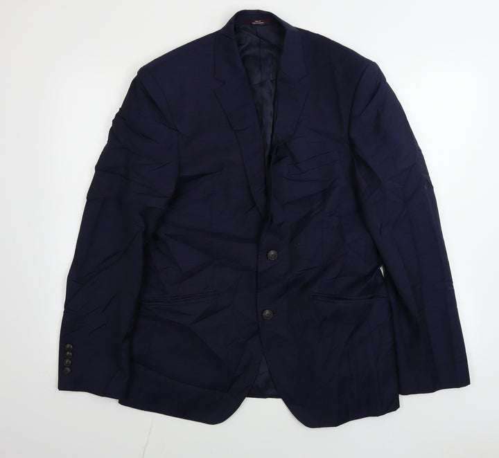 Marks and Spencer Mens Blue Jacket Blazer Size 40