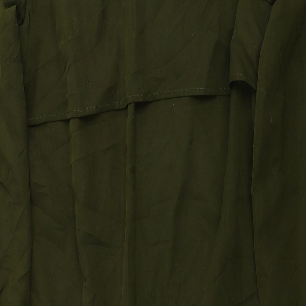 Boohoo  Womens Green   Jacket Coat Size L