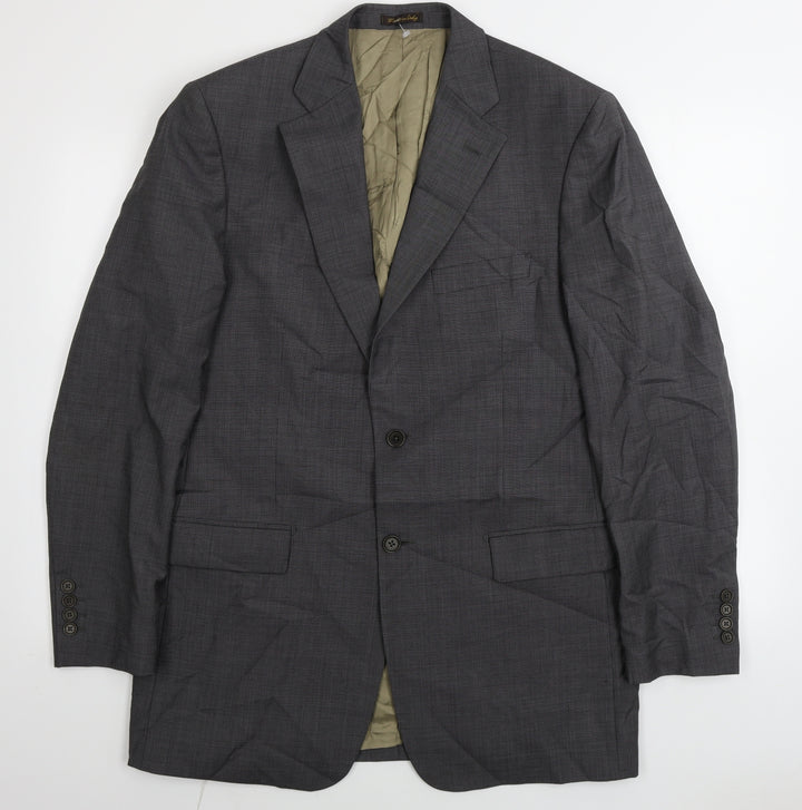 Marks and Spencer Mens Grey Jacket Blazer Size 40