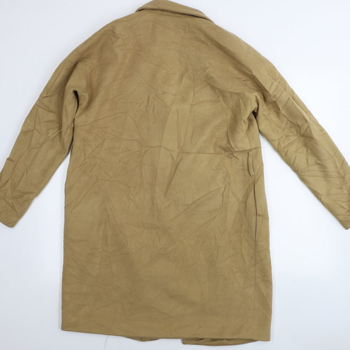First and I  Womens Beige   Jacket Coat Size M