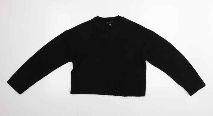 New Look Womens Black Pullover Jumper Size S