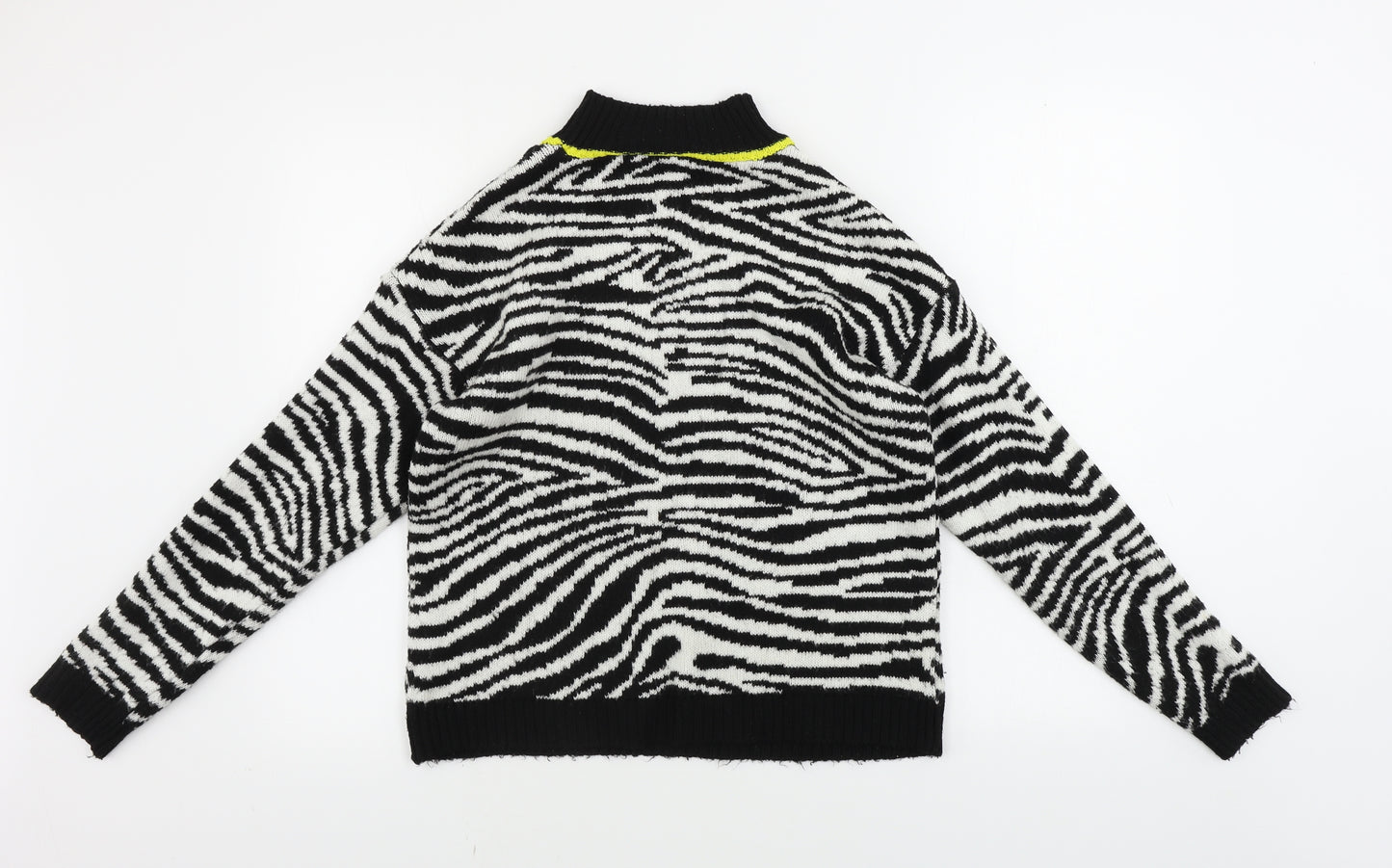 Primark  Womens White Animal Print  Pullover Jumper Size XS