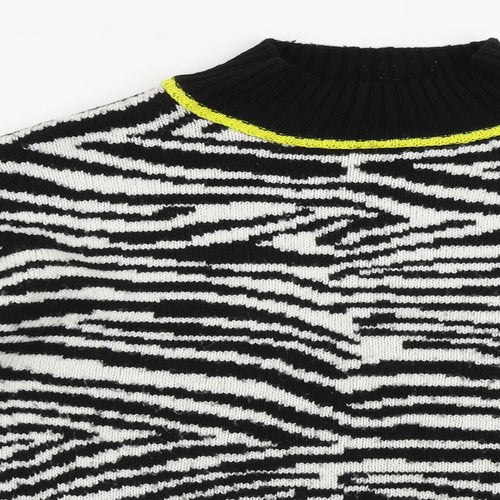 Primark  Womens White Animal Print  Pullover Jumper Size XS