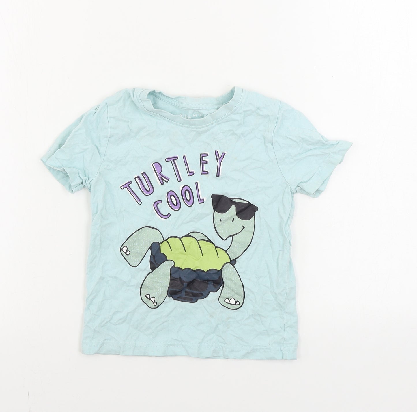 Nutmeg  Boys Green   Basic T-Shirt Size 3-4 Years