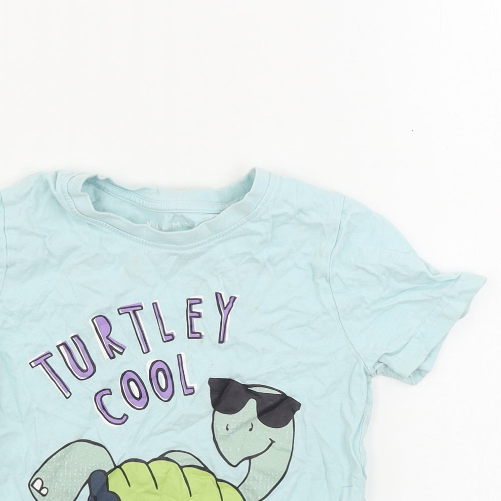 Nutmeg  Boys Green   Basic T-Shirt Size 3-4 Years