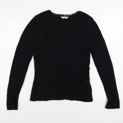 Editions   Womens Black   Pullover Jumper Size 10