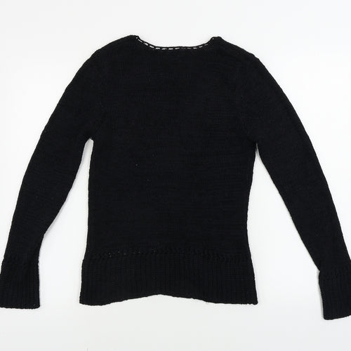 Editions   Womens Black   Pullover Jumper Size 10