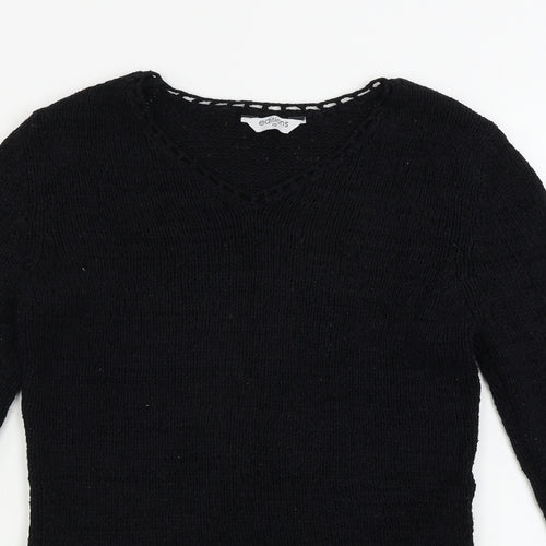 Editions   Womens Black   Pullover Jumper Size 10