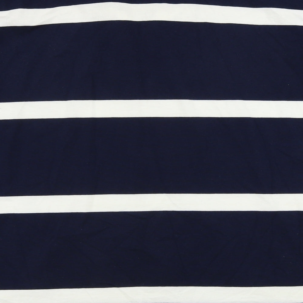 West Bromwich Albion  Mens Blue Striped   Polo Size L