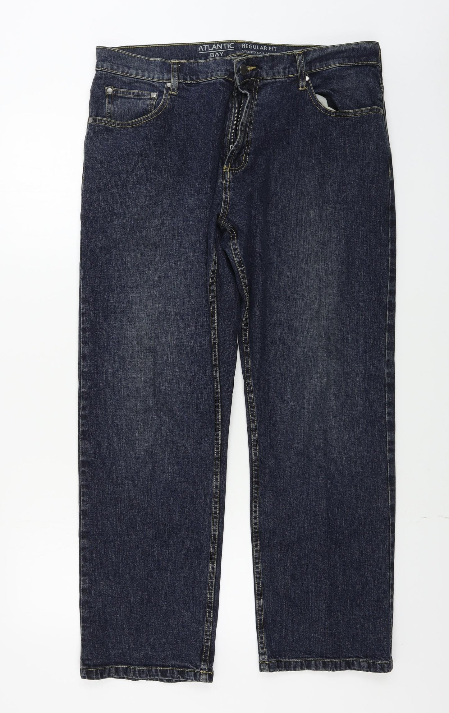 BHS  Mens Blue   Straight Jeans Size 36 in L32 in