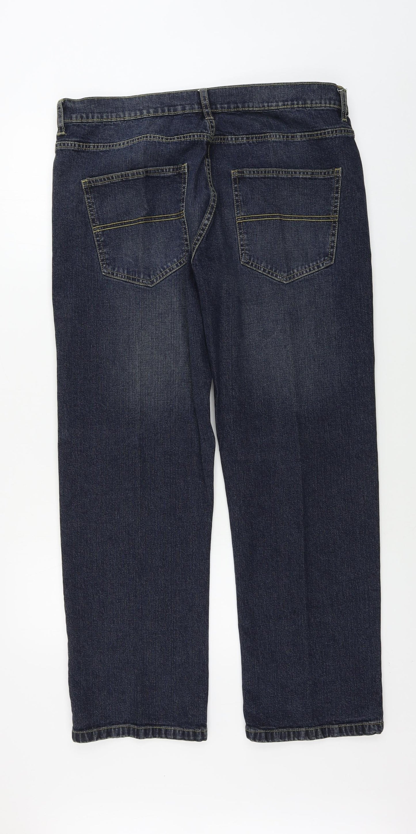 BHS  Mens Blue   Straight Jeans Size 36 in L32 in