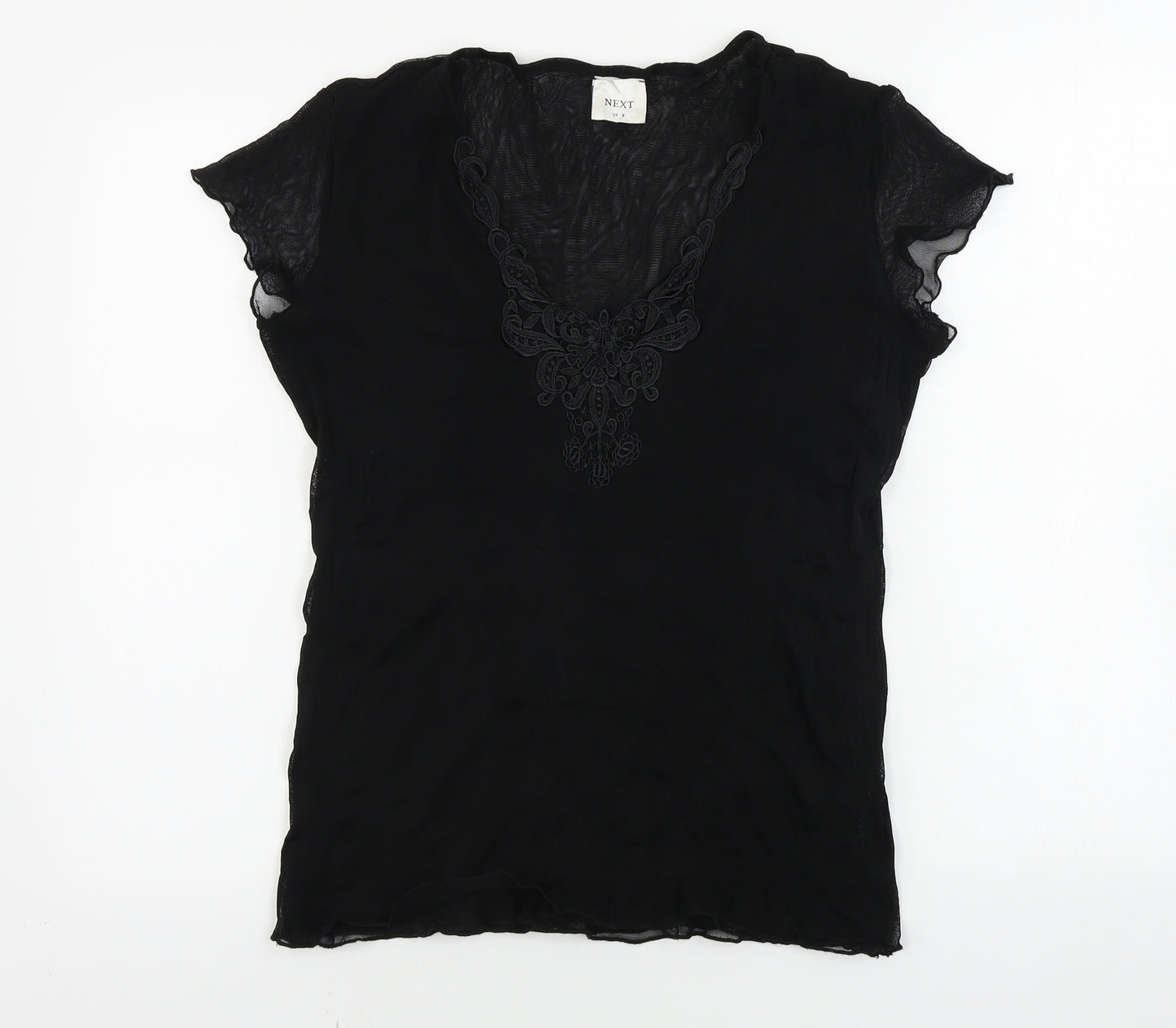 NEXT  Womens Black   Basic T-Shirt Size 10
