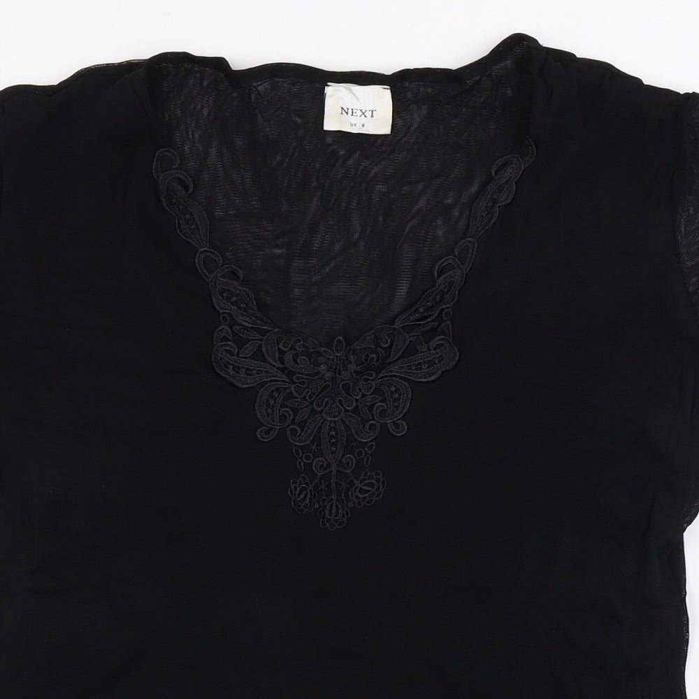 NEXT  Womens Black   Basic T-Shirt Size 10