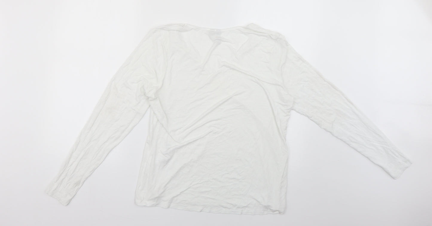ASOS Womens White   Basic T-Shirt Size 16