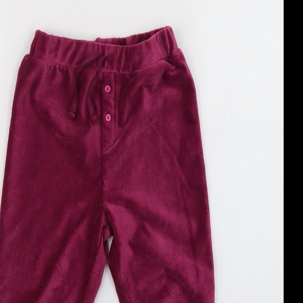 NEXT Girls Pink   Jogger Trousers Size 5-6 Years