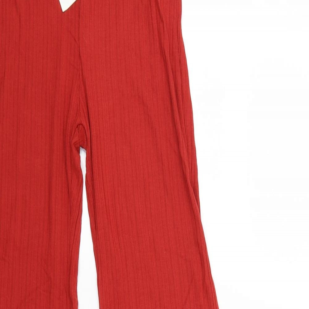Bershka Womens Orange   Trousers  Size S L31 in