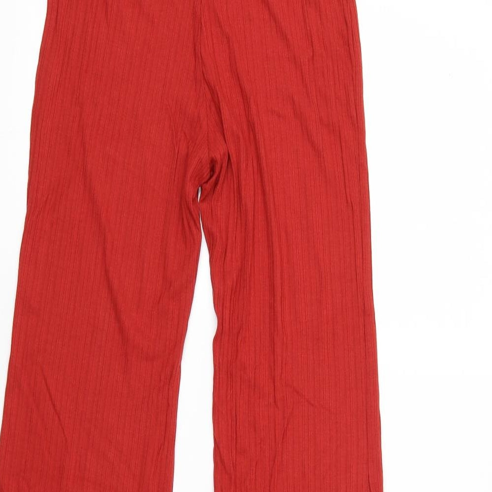 Bershka Womens Orange   Trousers  Size S L31 in