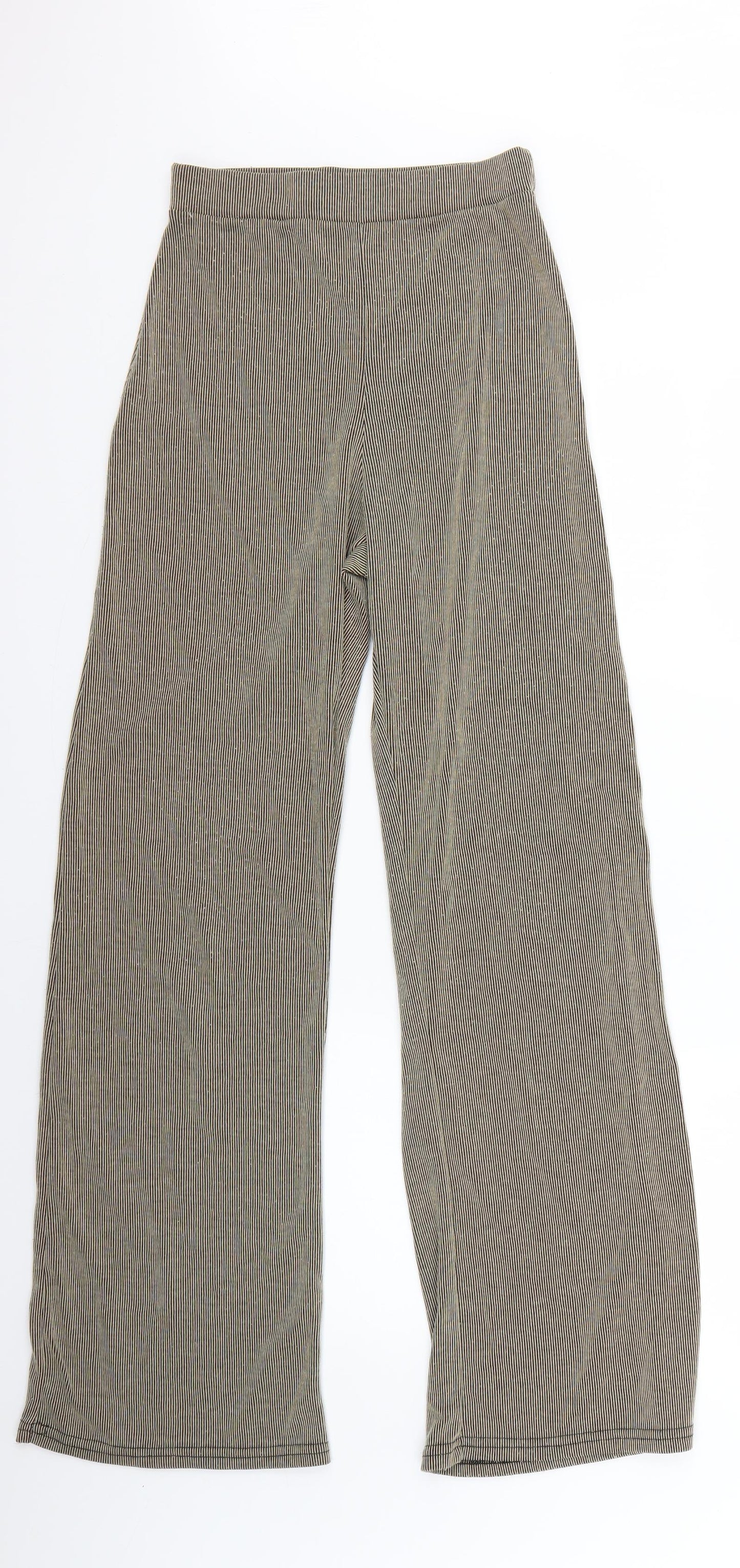 Nasty Gal Womens Multicoloured Striped  Trousers  Size 8 L28 in