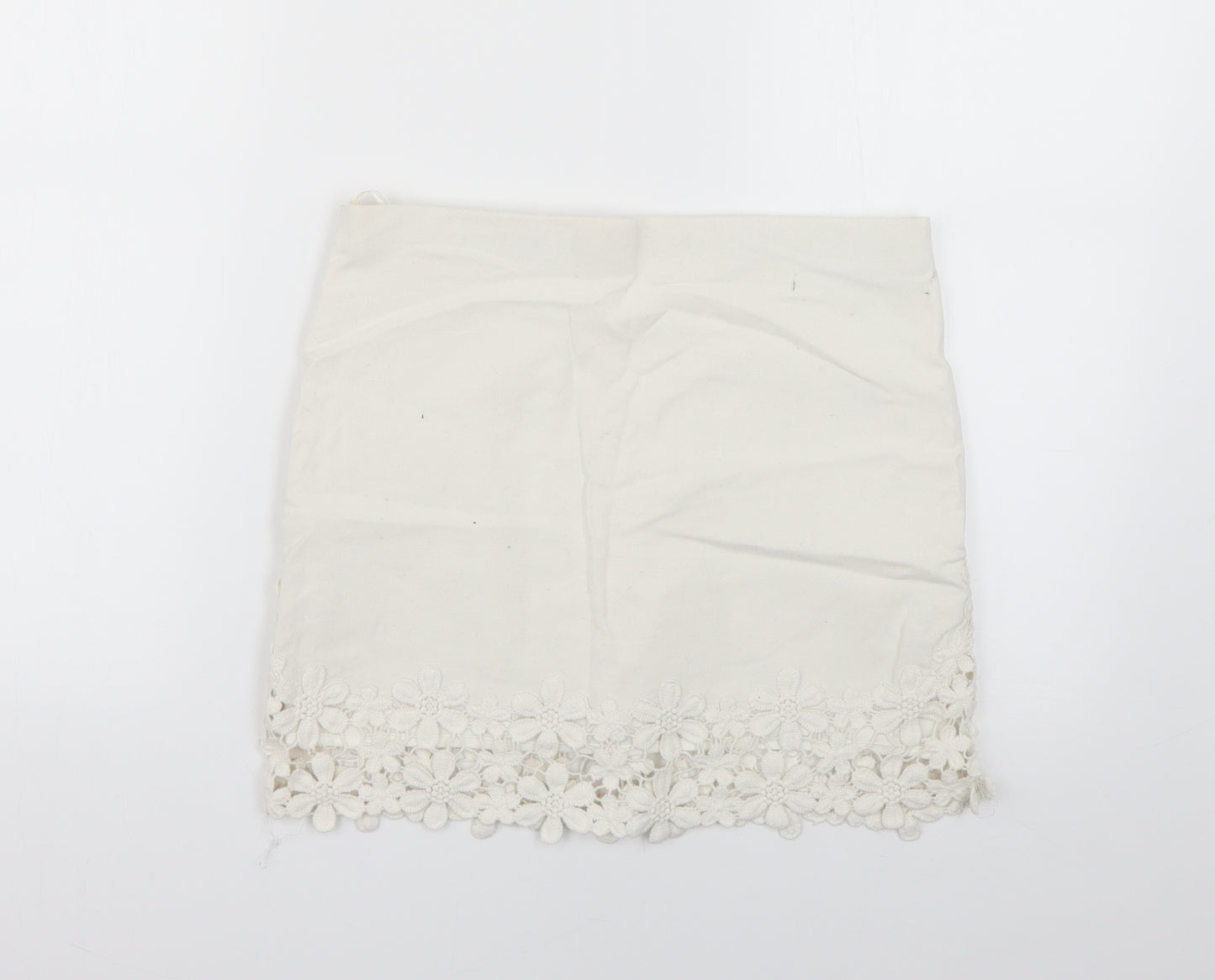 Zara Womens White   Mini Skirt Size S