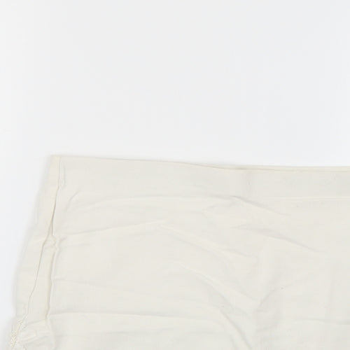 Zara Womens White   Mini Skirt Size S