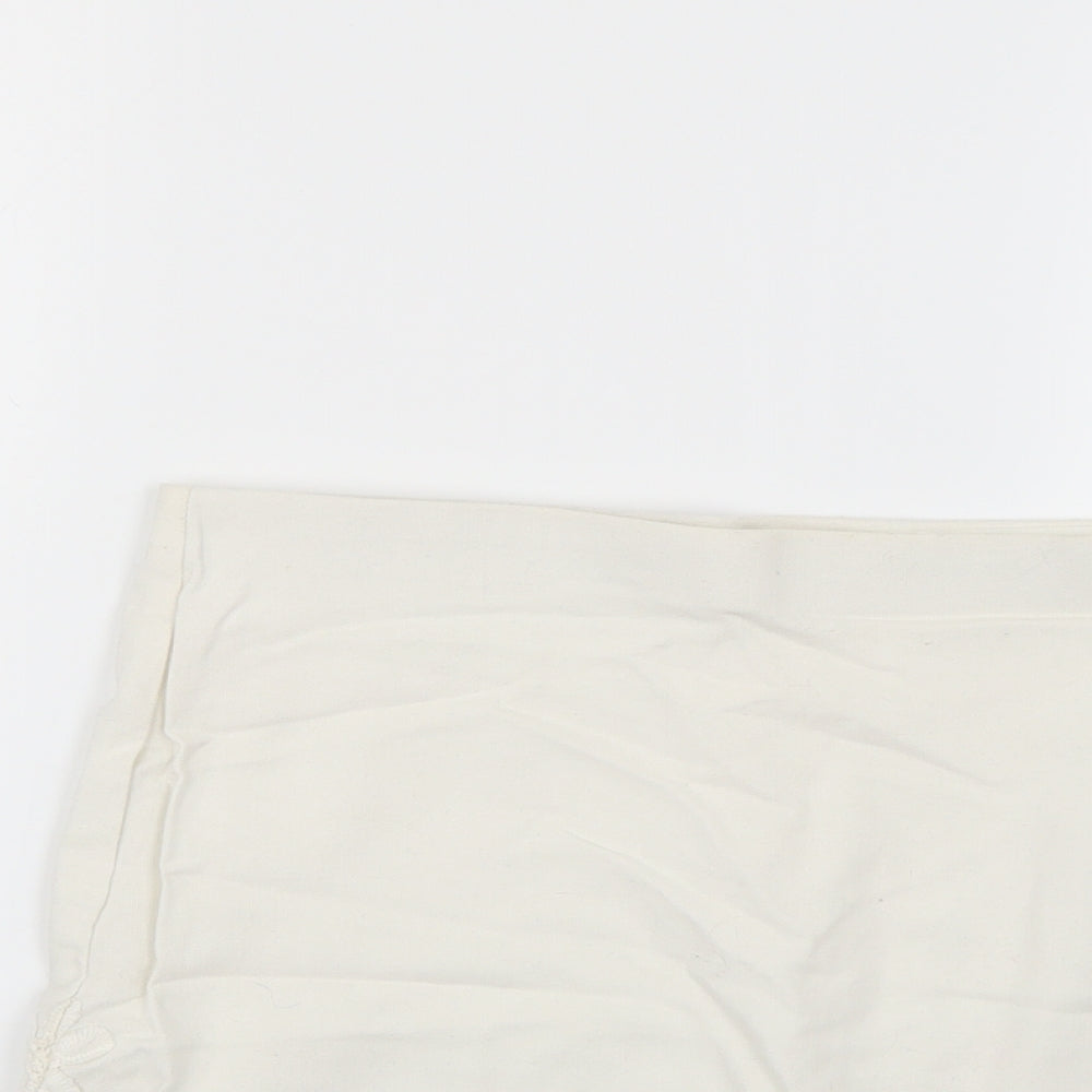 Zara Womens White   Mini Skirt Size S