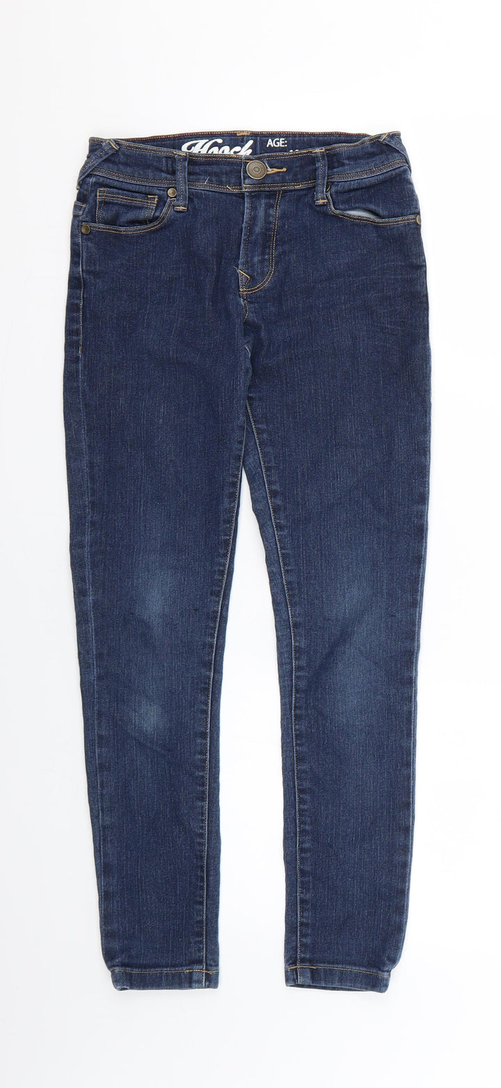 HOOCH Girls Black   Skinny Jeans Size 10 Years