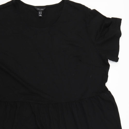 New Look Womens Black   Skater Dress  Size 24