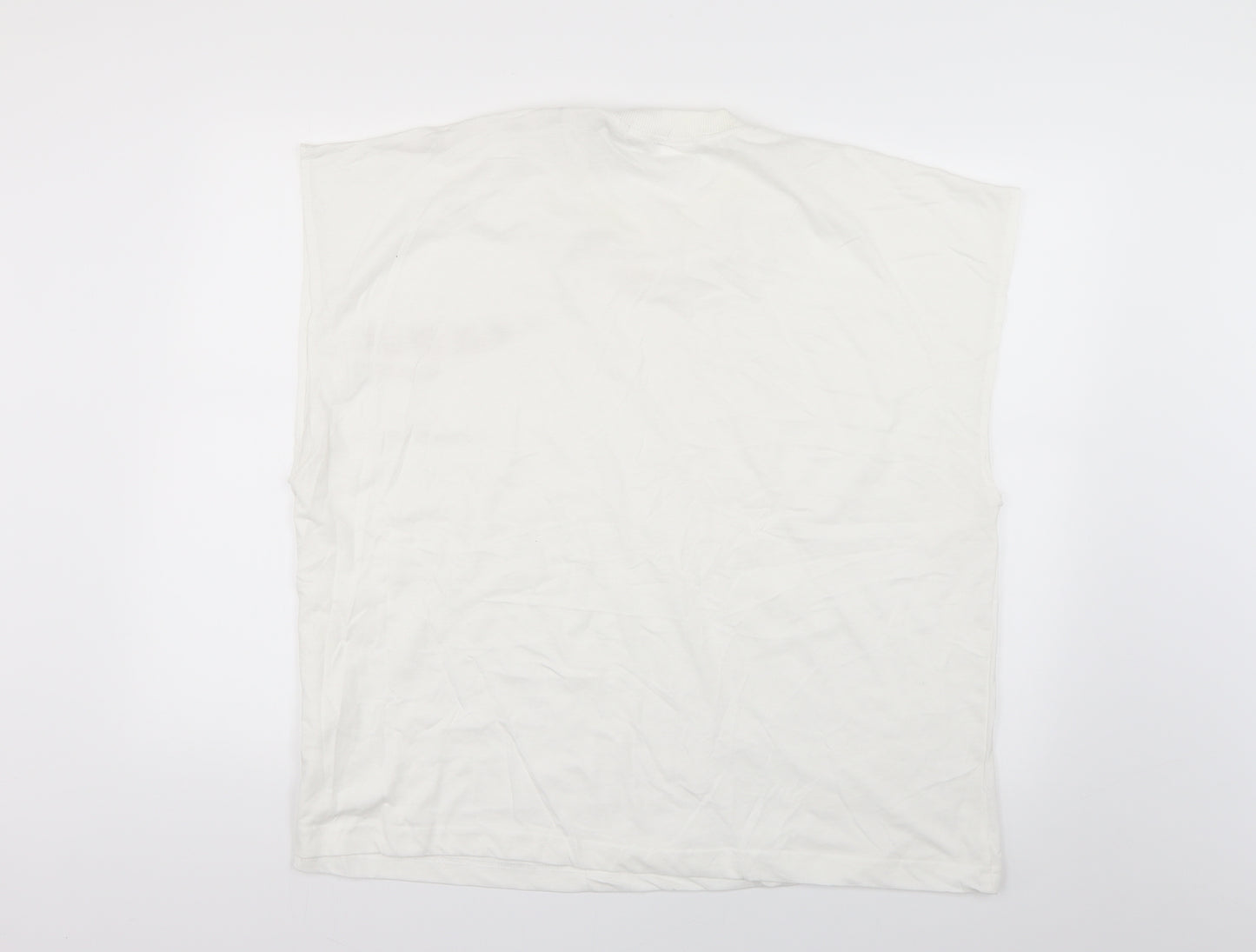 Nasty Gal Womens White   Basic T-Shirt Size 24