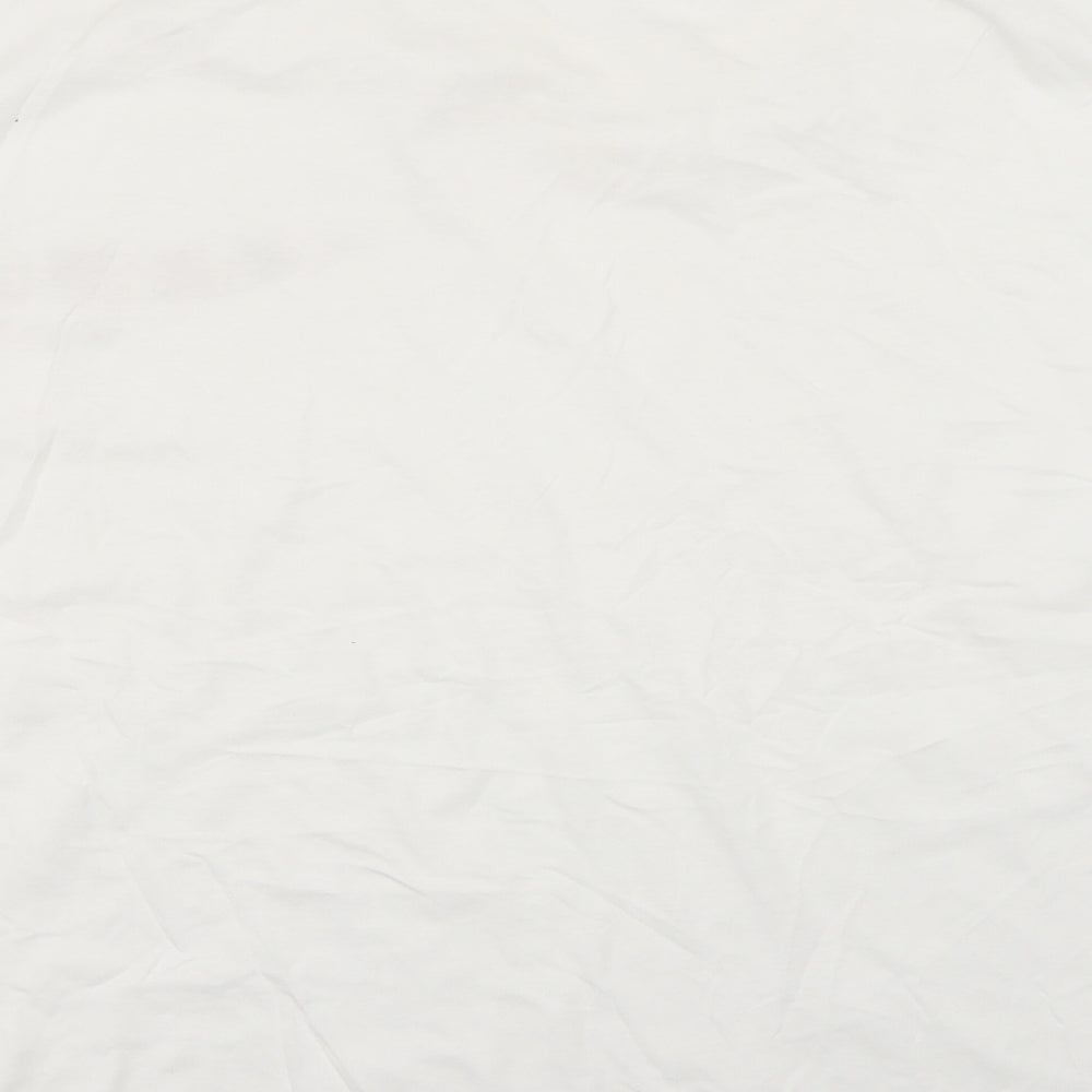 Nasty Gal Womens White   Basic T-Shirt Size 24