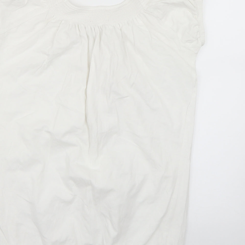New Look Womens White   Basic Blouse Size 10