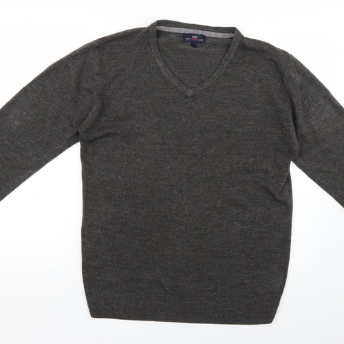 Easy Mens Grey   Pullover Jumper Size M